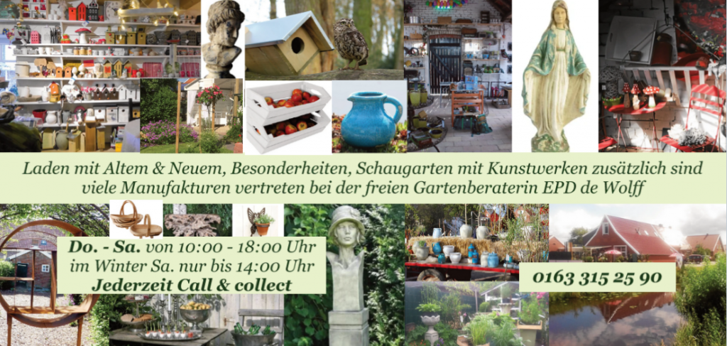 Gartenbeleuchtung , Gartendeko, Ausflugsziel in Ostfriesland Garten und Kunst im Schaugarten von Garten und kunst de Wolff